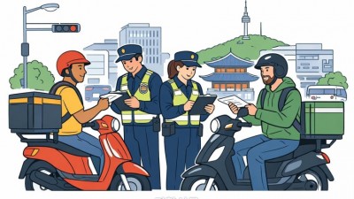 한국어 배우러 와서 배달 라이더 하는 외국인···서울시, 단속한다